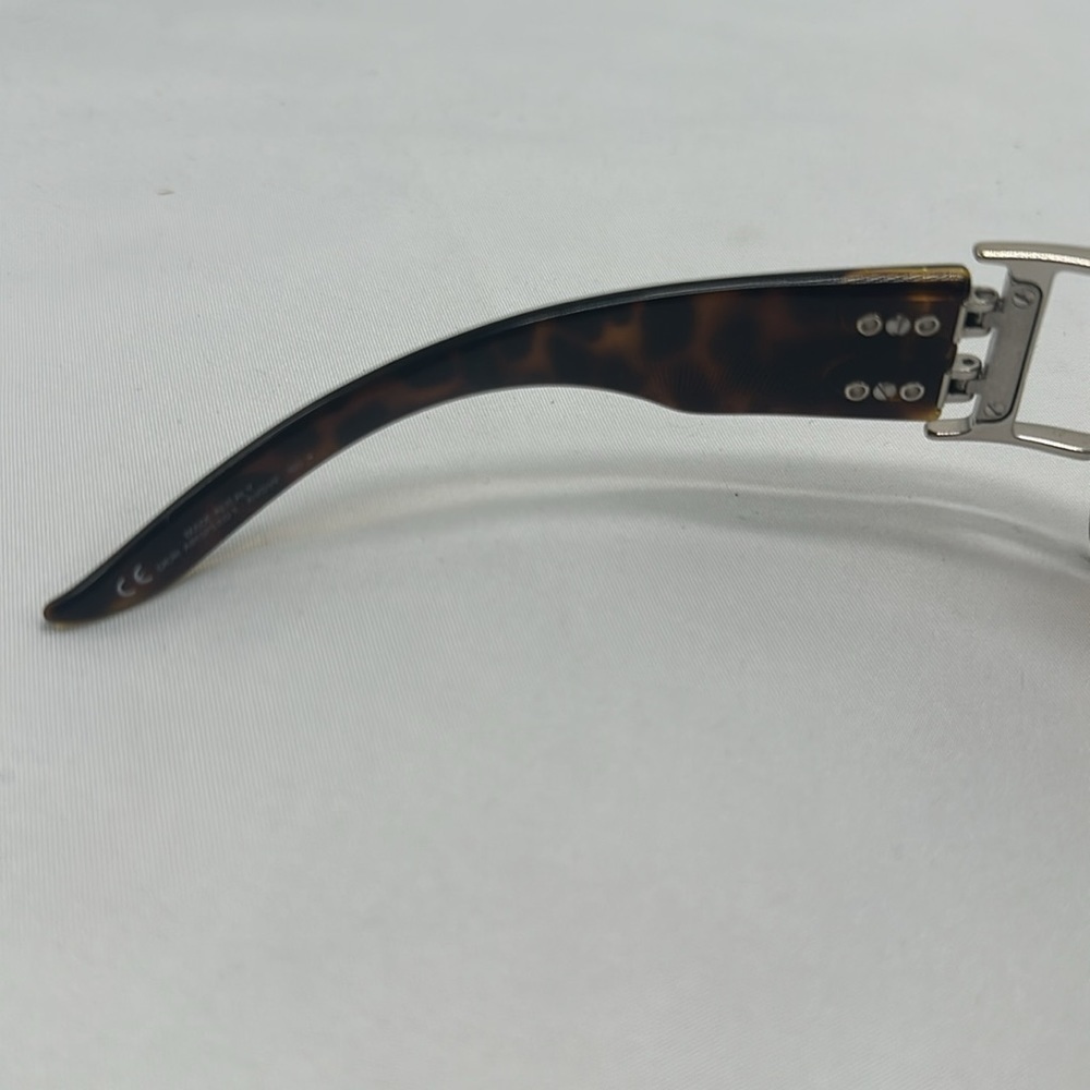 Christian Dior Airpseed1 Rimless Shield Sunglasses Brown Retro Vintage Rare Y2K - Picture 6 of 13